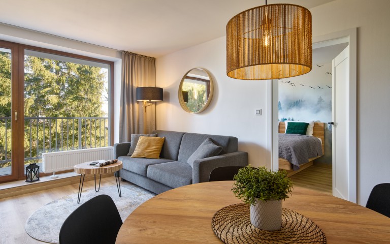  REZIDENCE ZÁMEČEK - Apartmá 8 Everwood - dvoulůžkové apartmá s rozkládací pohovkou