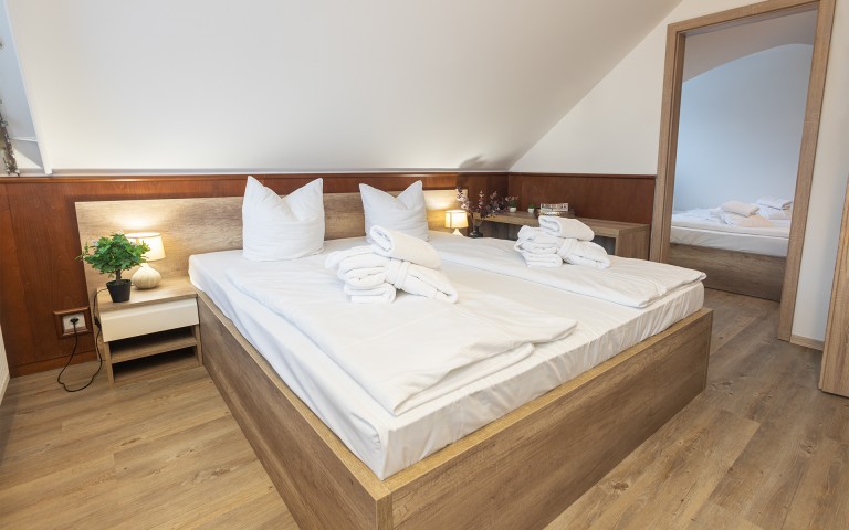 Apartmán 33 - Čtyřlůžkové apartmá s rozkládací pohovkou